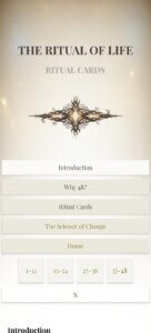 The Ritual of Life THE SCIENCE OF CHANGE